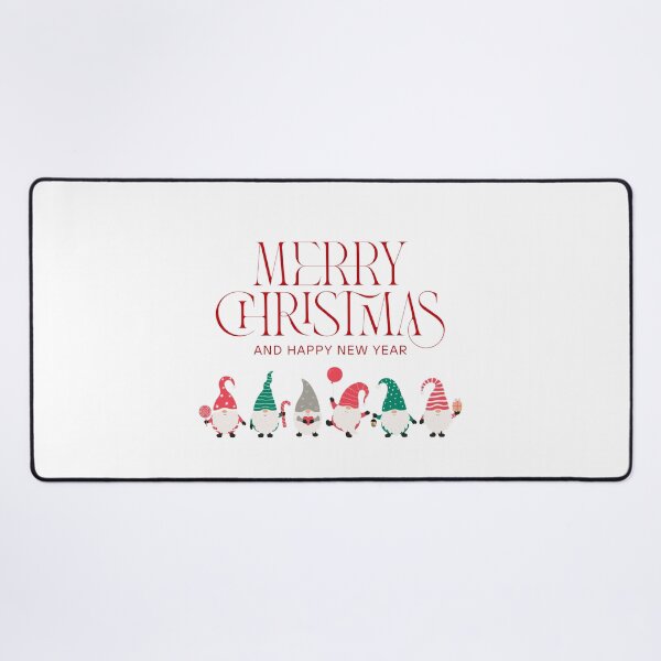 Item preview, Elegant Christmas Gnomes & Happy New Year Classic Festive Design designed and sold by DoveVonBucket.