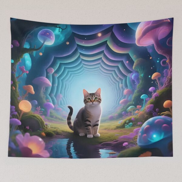 Item preview, A cat in a strange place.  designed and sold by Nomad-Maynard.