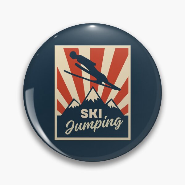 Item preview, Retro Ski Jumping  designed and sold by Anniko Art Studio.