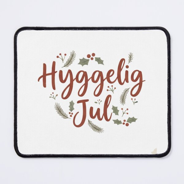Item preview, Hyggelig Jul - Cozy Christmas Scandinavian Typography - Cottagecore Holiday Design designed and sold by kinany00.