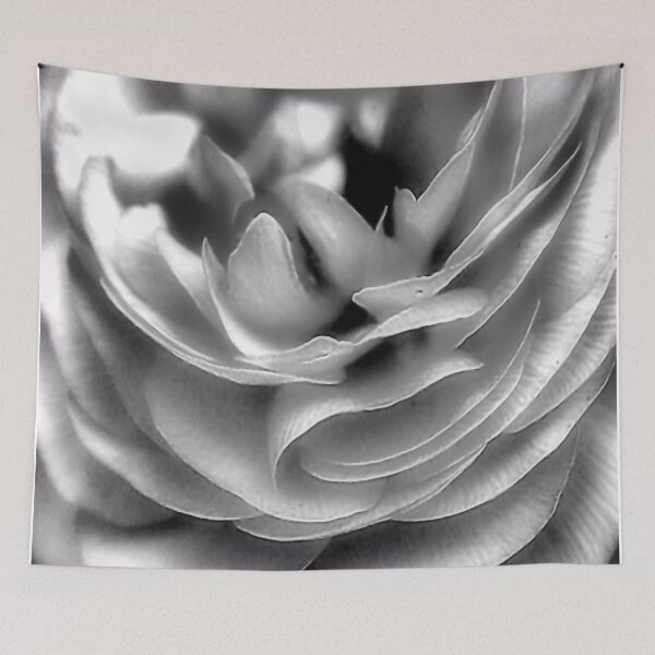 Item preview, BW Macro Hybrid Buttercup – Minimalist Botanical Fine Art designed and sold by SL Timeless Moments .