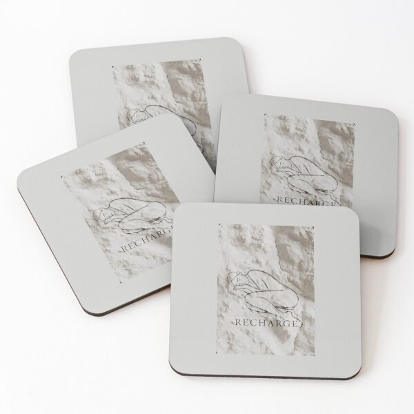 Item preview, Recharge Minimalist Line Art Rest and Recovery Design designed and sold by SplashTastic.
