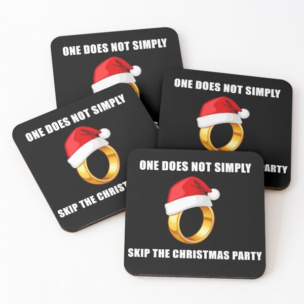 Item preview, One Does Not Simply – LOTR Christmas Party Meme designed and sold by Dworkin.