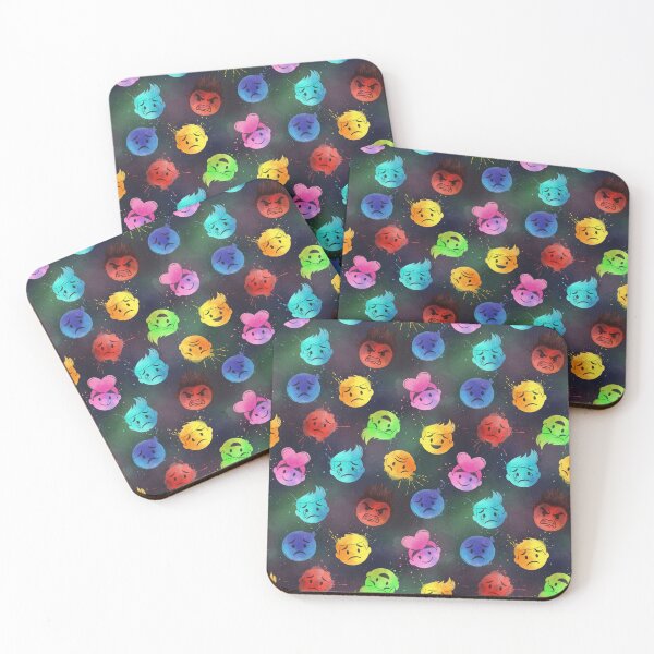 Item preview, Neon Emotions Cartoon Faces designed and sold by PragmaticP.