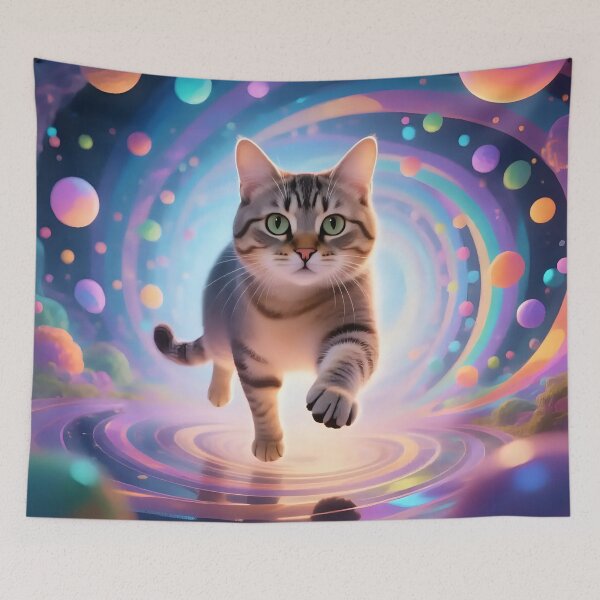 Item preview, A cat in a strange place.  designed and sold by Nomad-Maynard.