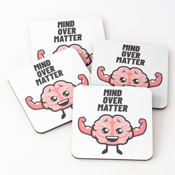 Item preview, Mind Over Matter Motivational Text Design designed and sold by Hi-Vibes.