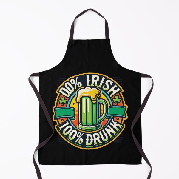 Item preview, 0% Irish 100% Drunk St. Patrick's Day Vibes designed and sold by LuminOrb.