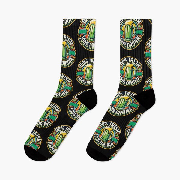 Item preview, 0% Irish 100% Drunk St. Patrick's Day Vibes designed and sold by LuminOrb.