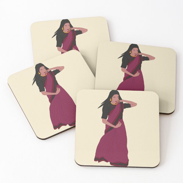 Item preview, Girl in saree  designed and sold by attus-doodles.