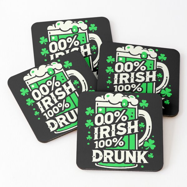 Item preview, 0% Irish 100% Drunk St. Patrick's Day Fun designed and sold by LuminOrb.