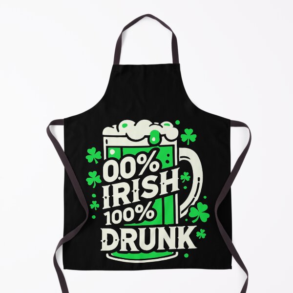 Item preview, 0% Irish 100% Drunk St. Patrick's Day Fun designed and sold by LuminOrb.