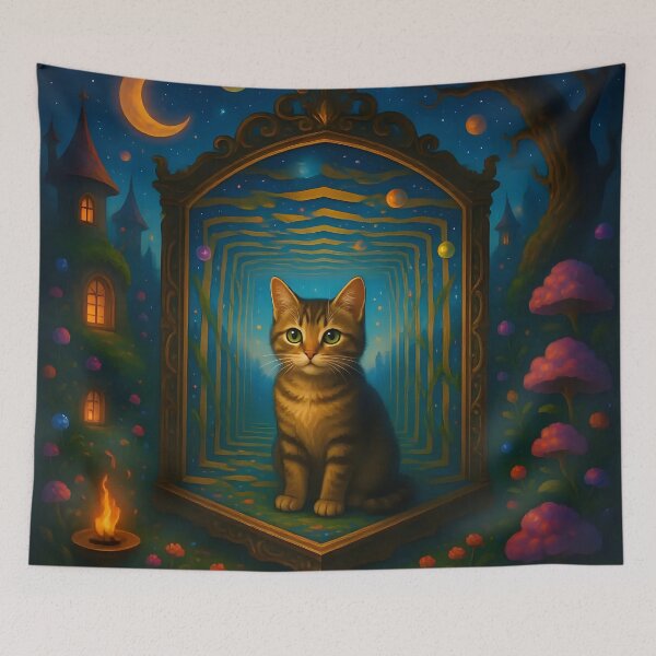 Item preview, A cat in a strange place.  designed and sold by Nomad-Maynard.