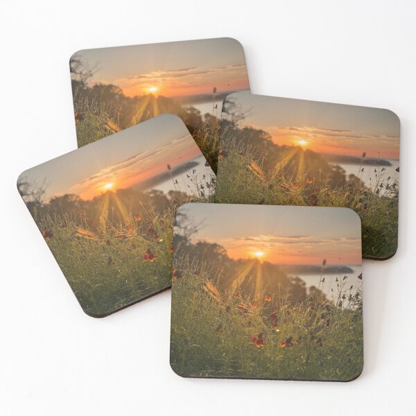 Item preview, Wildflowers lit up by a Sunset designed and sold by Neverlight-Art.