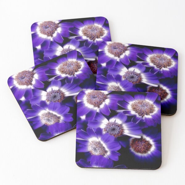 Item preview, Up Close Purple Cineraria – Vibrant Botanical Fine Art designed and sold by SL Timeless Moments .