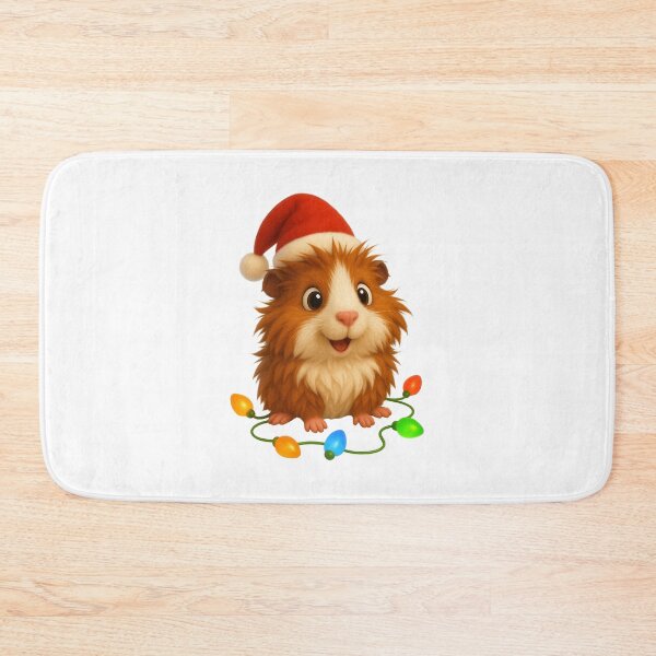 Item preview, Christmas Abyssinian Guinea Pig designed and sold by Sillytoe.