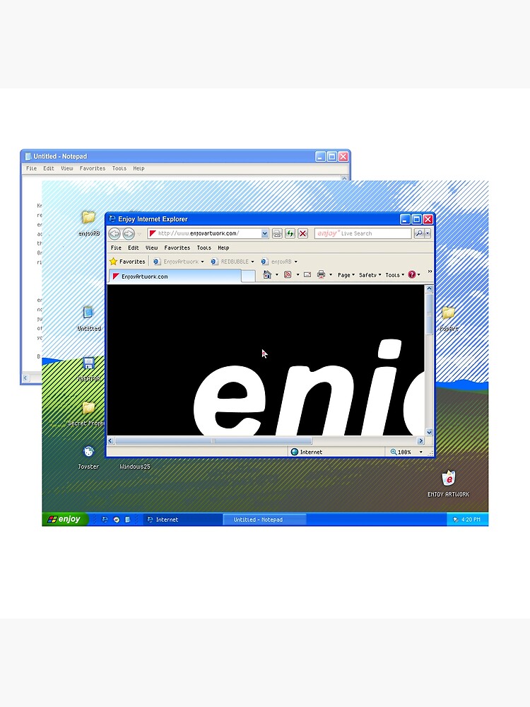Windows25 (Classic): Enjoy (Black)