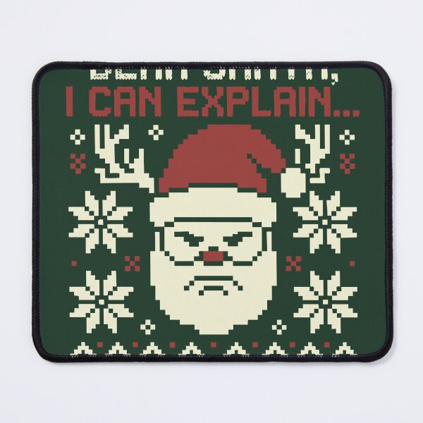 Item preview, Dear Santa I Can Explain Funny Ugly Christmas Sweater Style T-Shirt designed and sold by BambaKchula.