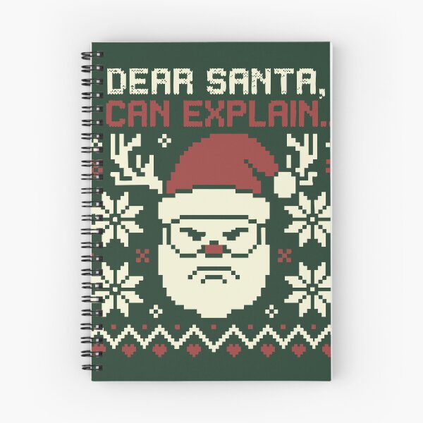 Item preview, Dear Santa I Can Explain Funny Ugly Christmas Sweater Style T-Shirt designed and sold by BambaKchula.