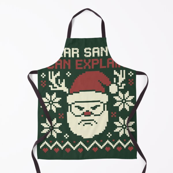 Item preview, Dear Santa I Can Explain Funny Ugly Christmas Sweater Style T-Shirt designed and sold by BambaKchula.