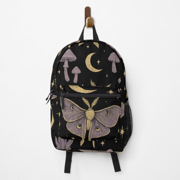 Item preview, Celestial Moths and Moons – Mystical Seamless Pattern designed and sold by Ombrya.