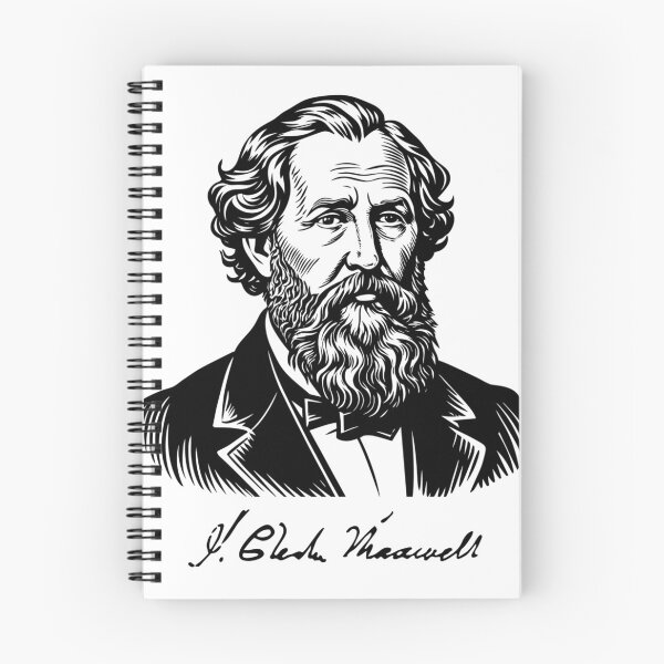 Item preview, James Clerk Maxwell Portrait and Hand written Signature Science Art designed and sold by VZCreativeLab.