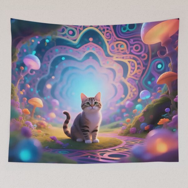 Item preview, A cat in a strange place.  designed and sold by Nomad-Maynard.
