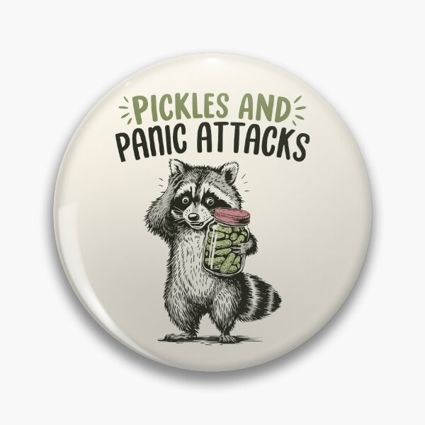 Item preview, Raccoon Pickles & Panic Attacks Funny Foodie designed and sold by Y-Vibes.