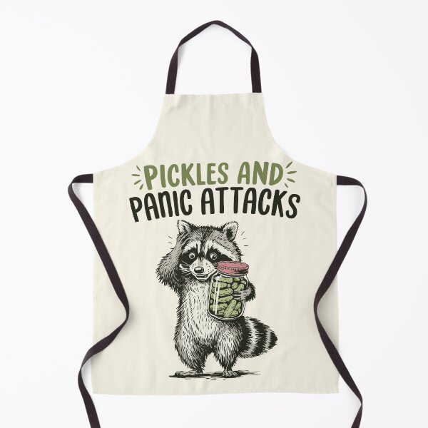 Item preview, Raccoon Pickles & Panic Attacks Funny Foodie designed and sold by Y-Vibes.
