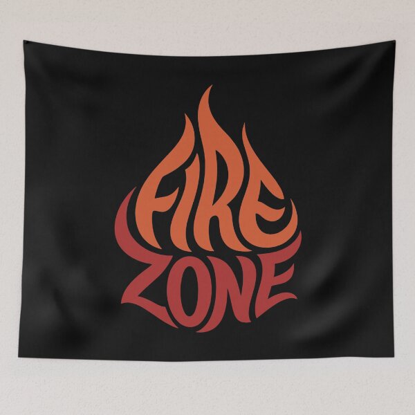 Item preview, Fire Zone – Flame Typography Design designed and sold by TipTop GFX.