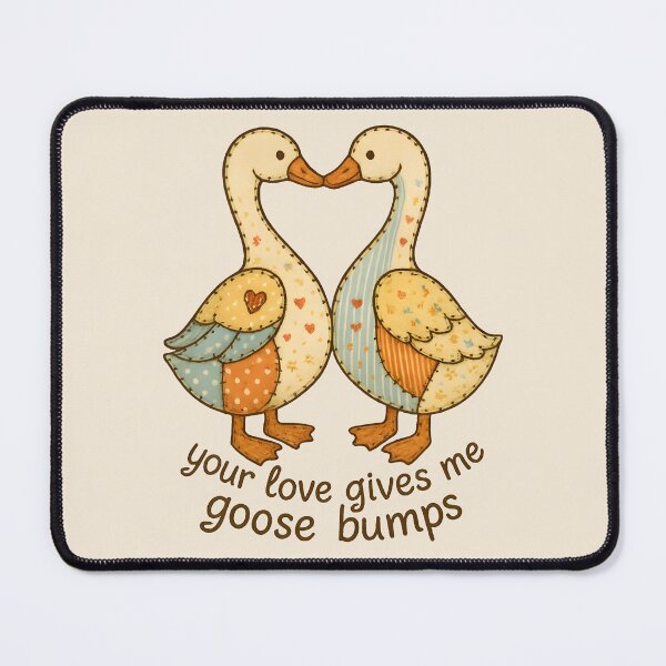 Item preview, Your Love Gives Me Goose Bumps – Patchwork Geese designed and sold by shmupod.