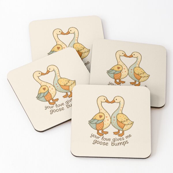 Item preview, Your Love Gives Me Goose Bumps – Patchwork Geese designed and sold by shmupod.