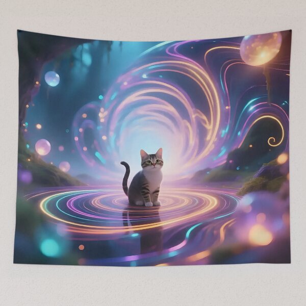 Item preview, A cat in a strange place.  designed and sold by Nomad-Maynard.