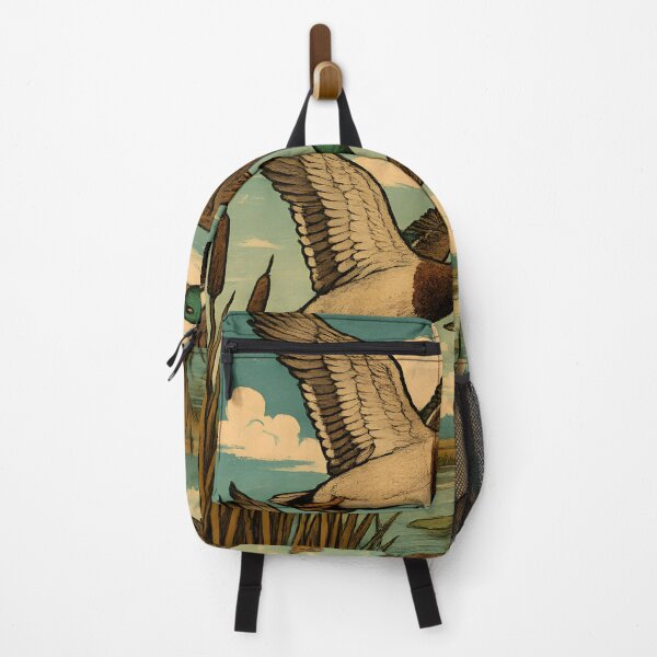 Item preview, Classic Flying Mallard Ducks Hunting - Vintage Wildlife Duck Enthusiasts designed and sold by Aesthetic-Avenue.