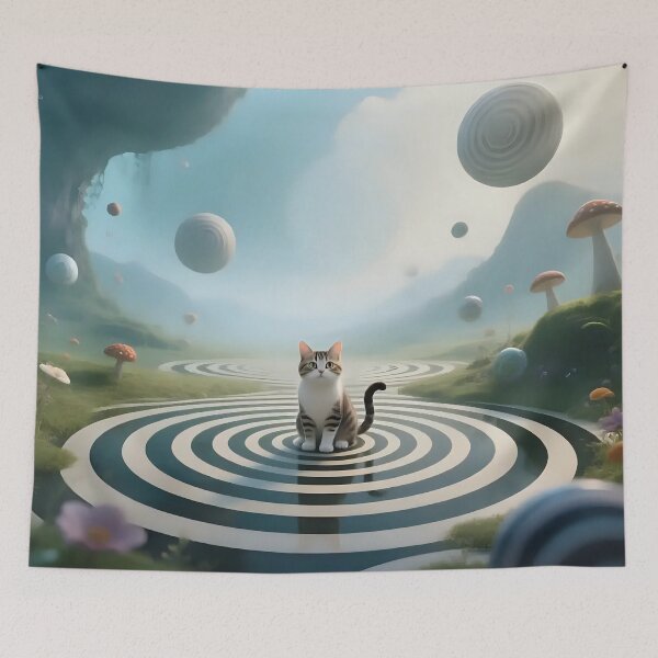 Item preview, A cat in a strange place.  designed and sold by Nomad-Maynard.