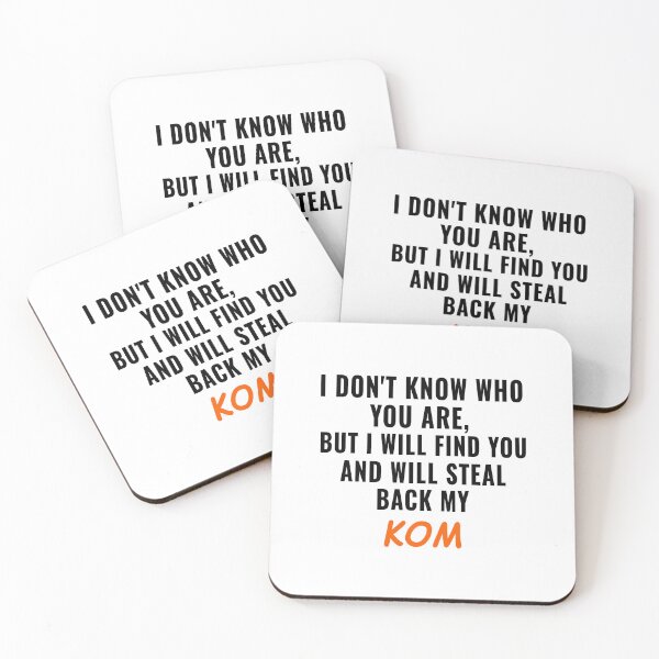 Item preview, I Will Steal Back My KOM | Funny Strava Cycling & Running Quote | KOM Hunter Gift for Cyclists & Runners designed and sold by BMLprint ⭐⭐⭐⭐⭐.