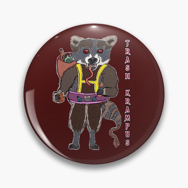 Item preview, Racoon makes the best trash krampus designed and sold by reallypathetic.