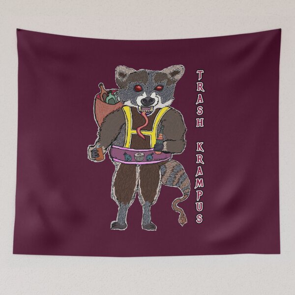 Item preview, Racoon makes the best trash krampus designed and sold by reallypathetic.