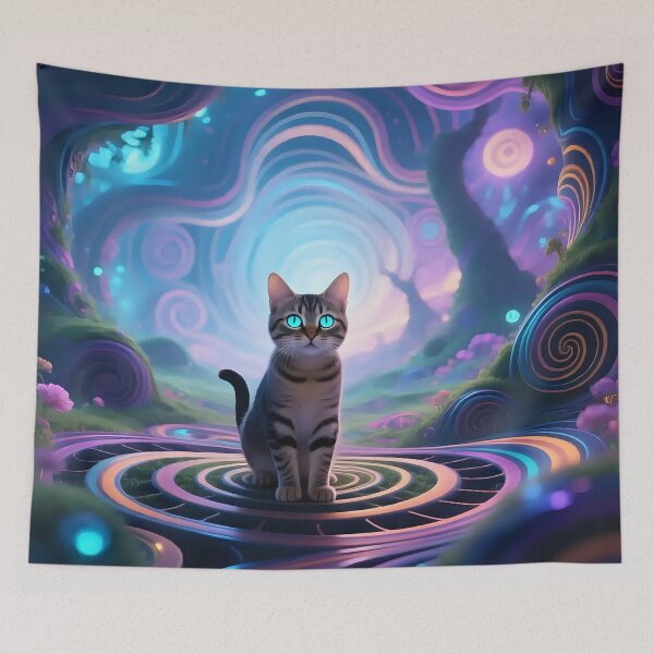 Item preview, A cat in a strange place.  designed and sold by Nomad-Maynard.