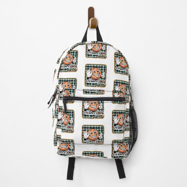 Item preview, 67th Day of School Vibes - Retro Groovy Checkerboard Smiley designed and sold by w66aboo.