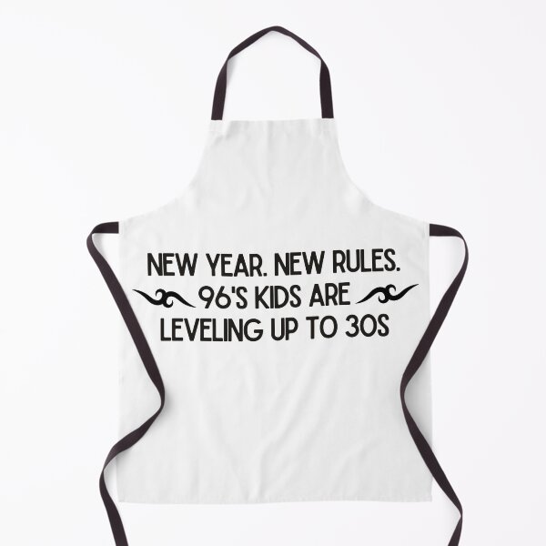 Item preview, New Year New Rules 96’s Kids Leveling Up to 30s – Funny 1996 Birthday Quote Design designed and sold by luckyhue.