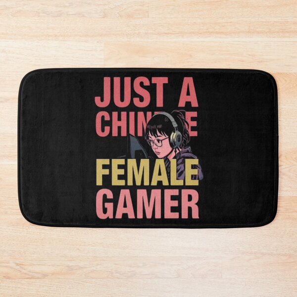 Item preview, Just a Chilling Female Gamer designed and sold by RED-MOUSE.