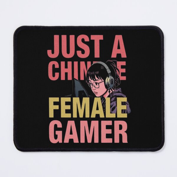 Item preview, Just a Chilling Female Gamer designed and sold by RED-MOUSE.
