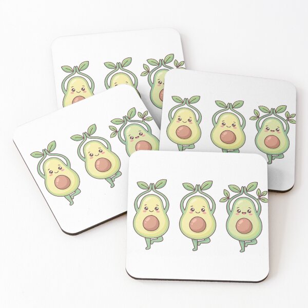 Item preview, Cute Avocado Doing Yoga Tree Pose Avo-Cardio Fitness designed and sold by Bmd4Fitness.
