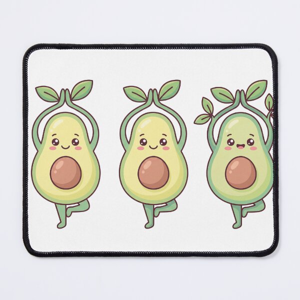 Item preview, Cute Avocado Doing Yoga Tree Pose Avo-Cardio Fitness designed and sold by Bmd4Fitness.