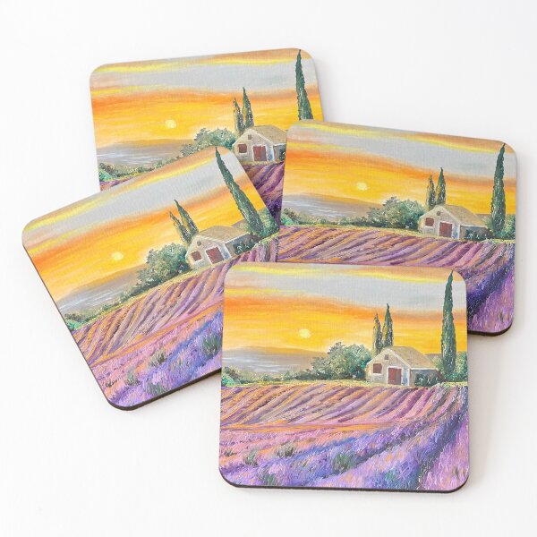 Item preview, Lavender Fields at Sunset designed and sold by VikaArt.