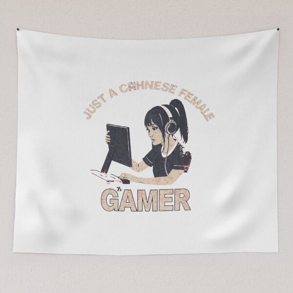 Item preview, Just a Chinese Female Gamer designed and sold by RED-MOUSE.