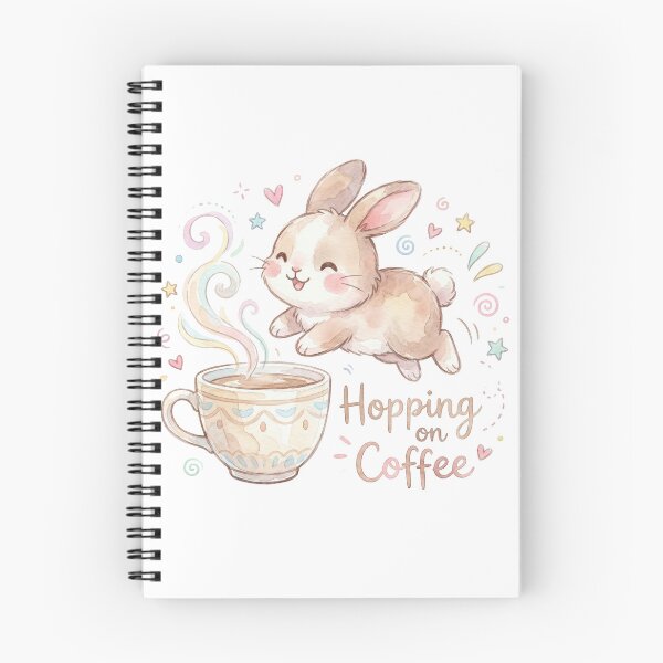 Artikelvorschau, Niedliches Hasen-Design zum Aufspringen auf Kaffee entworfen und verkauft von DenBox.