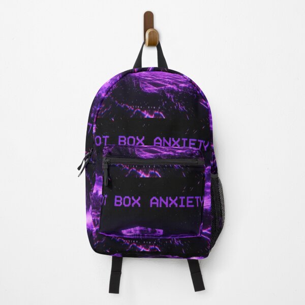 Item preview, Loot Box Anxiety Cyberpunk Neon Grid Gaming Culture Design designed and sold by SplashTastic.