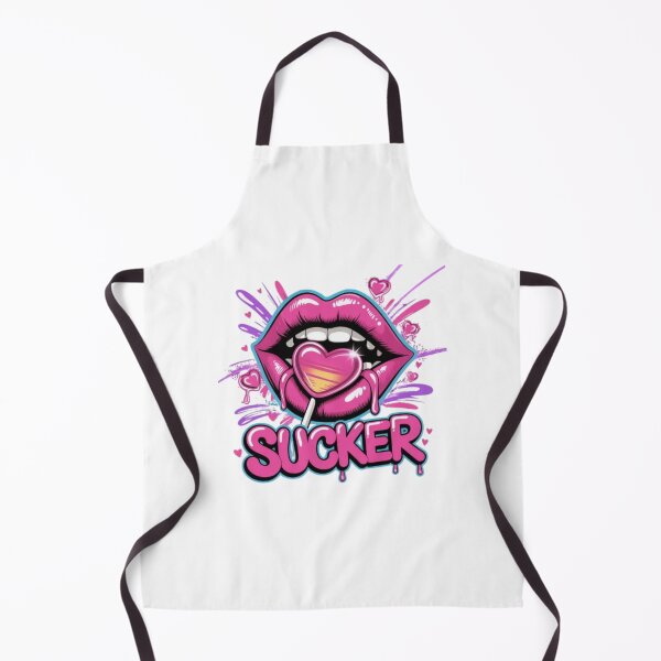Item preview, Sucker Neon Lips T-Shirt – Bold Pop Art Lollipop Design for Festival Fans & Gift Buyers designed and sold by GemBob Creations.