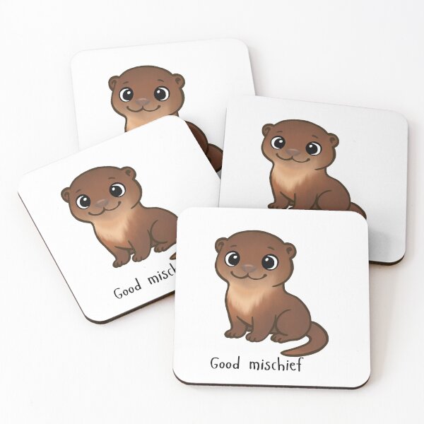 Item preview, Good Mischief- River Otter designed and sold by RivendellBird.
